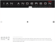 Tablet Screenshot of iananderson3d.com